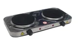Fogão Elétrico Portátil Importado Inox 2 Placas 220V Safanelli