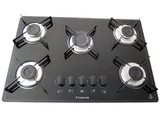 Fogão Cooktop 5 Bocas Preto Semplice 15x73x52cm Bivolt Safanelli