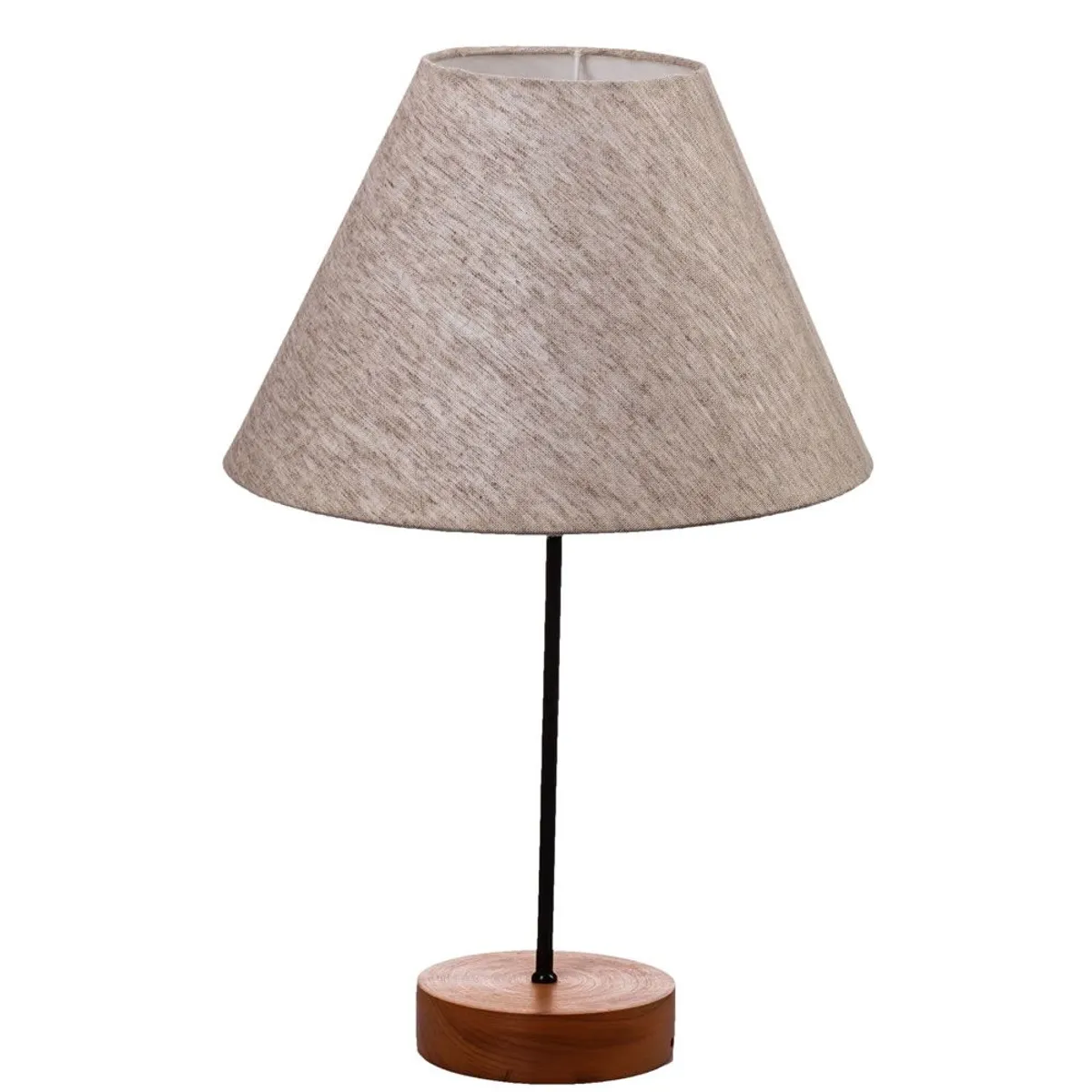 Cupula Conica M 35x22cm Linho Bege Illumina, marca Illumina - Foto Principal