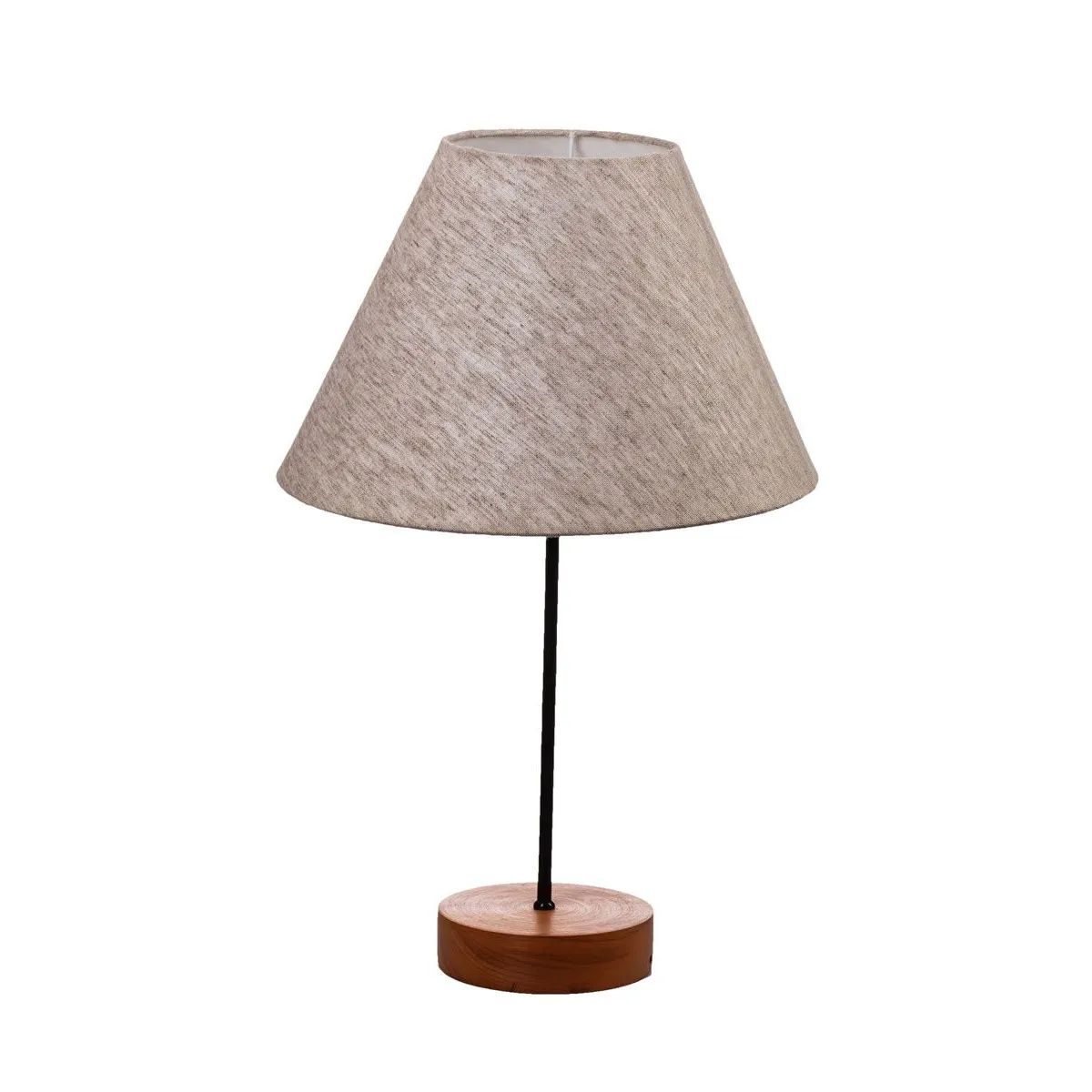 Cupula Conica M 35x22cm Linho Bege Illumina, marca Illumina - Foto Principal