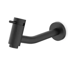 Torneira para Lavatório de Parede Preto Mate Celite
