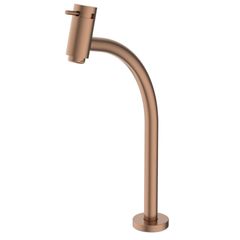 Torneira para Lavatório de Mesa Bica alta Rose Gold Matte Celite