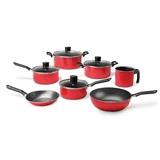 Conjunto Panelas 7 Peças Garlic Vermelho Brinox