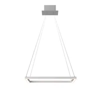 Pendente Led Ribua Quadrado 40Cm Branco 2700K 28W 127/220V