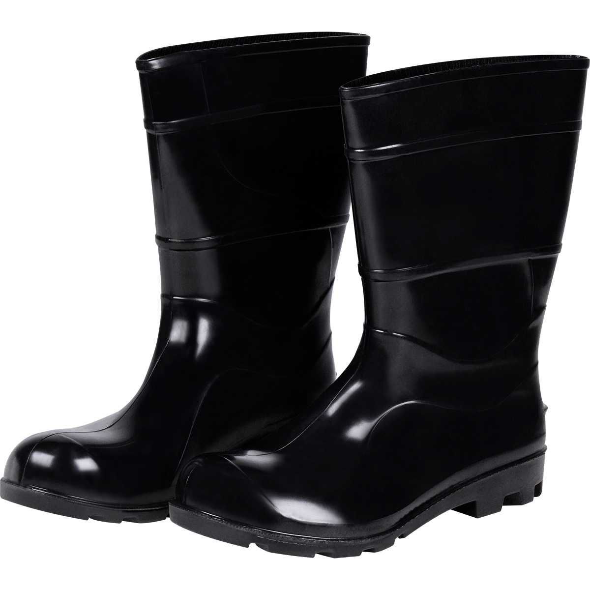 Bota Pvc Preto Nr 35/36 Cano Médio Sem Forro Kala, marca Kala - Foto 2