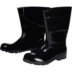 Bota Pvc Preto Nr 41 Cano Médio Sem Forro Kala