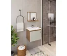 Gabinete para Banheiro com Espelho Karson 44cm Off White Mgm