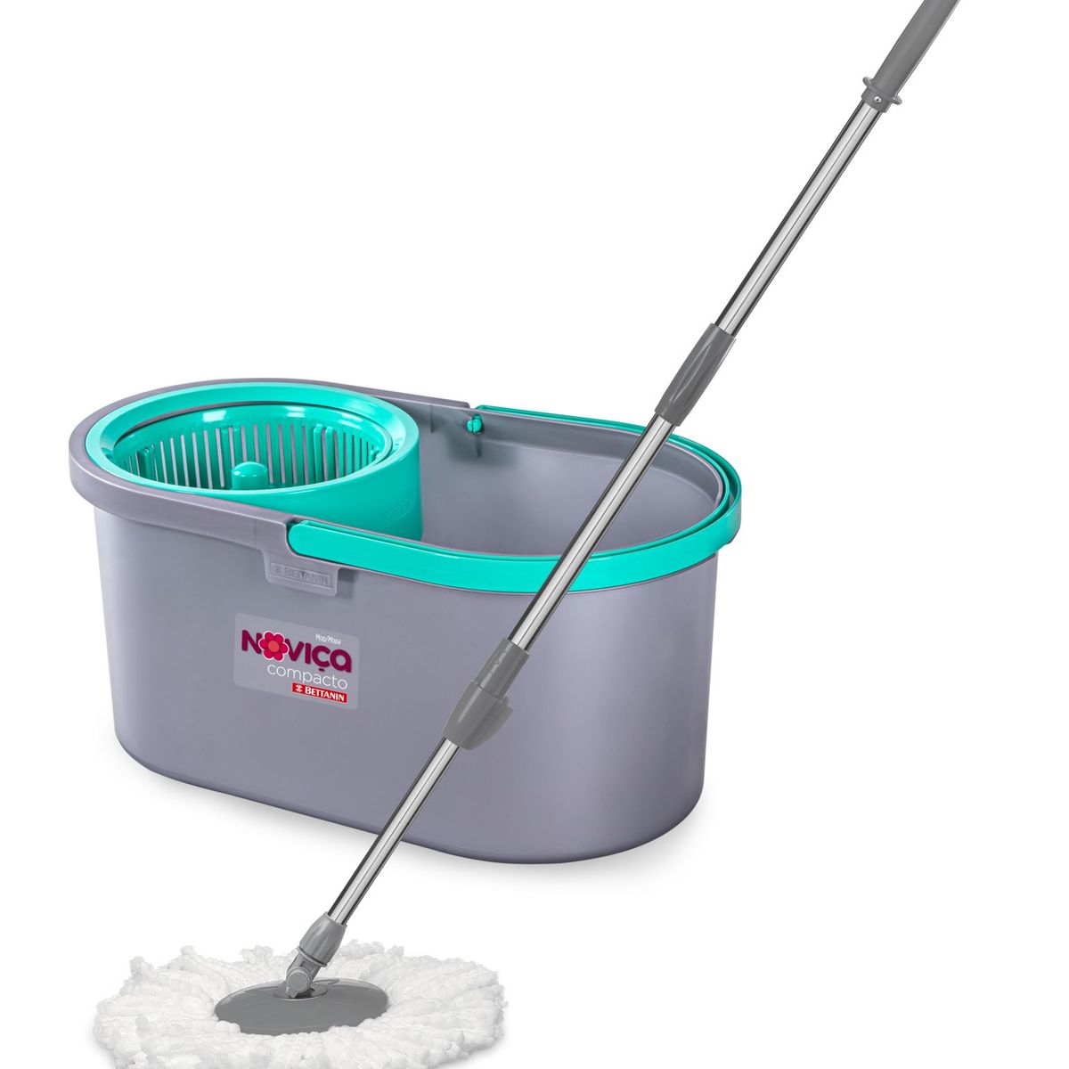 Mop Giratório com Balde 10 Litros Compacto Bettanin, marca Bettanin - Foto Principal