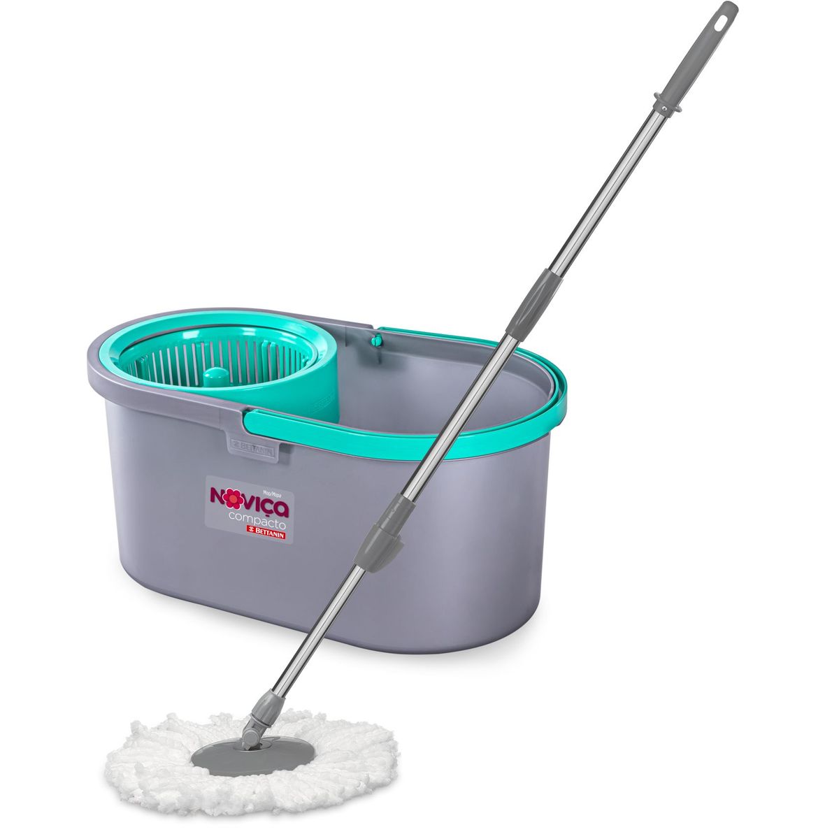Mop Giratório com Balde 10 Litros Compacto Bettanin, marca Bettanin - Foto Principal