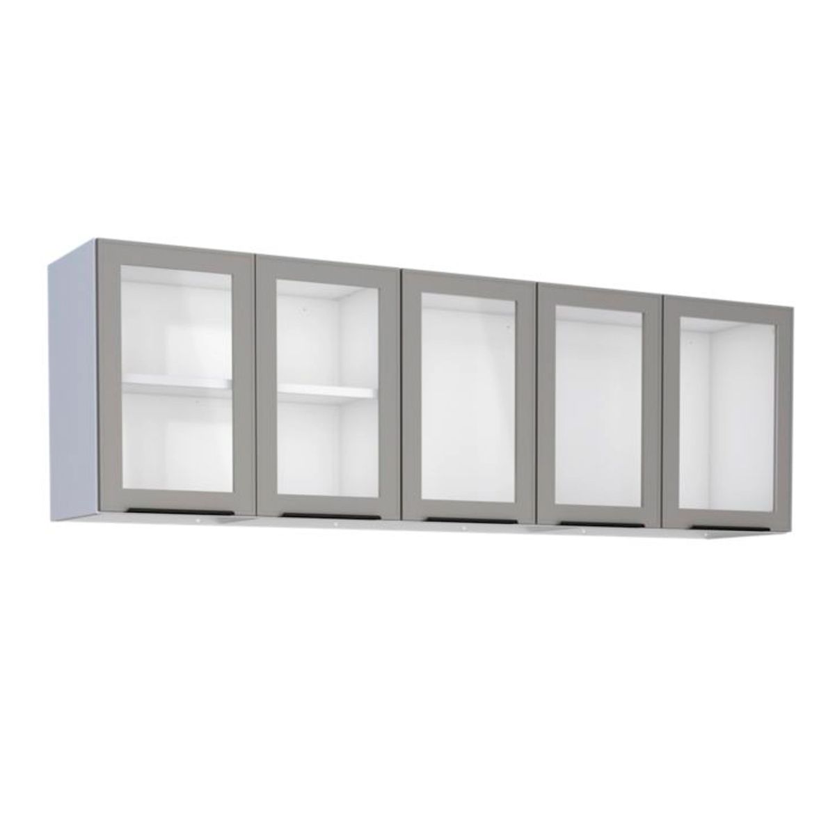 Armário Aéreo Aco Juno 1740Mm Cz Pt Vidro 180 Cozimax, marca Cozimax - Foto Principal