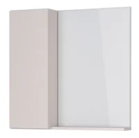 Espelheira em Madeira Armário 560 Nude 13,5x57,2x56,2cm Cozimax