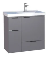 Gabinete de Banheiro em Madeira Orquidea Colors 60 Cinza 59,6x59x34,5cm Cozimax
