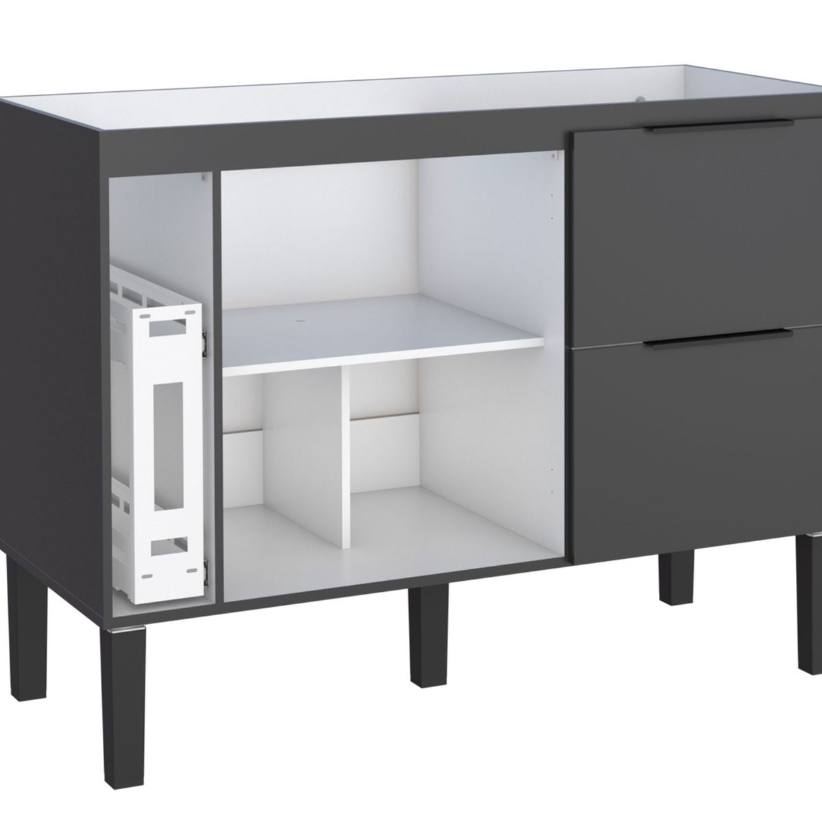 Gabinete para Cozinha Cisne 114cm Preto Cozimax, marca  - Foto Principal