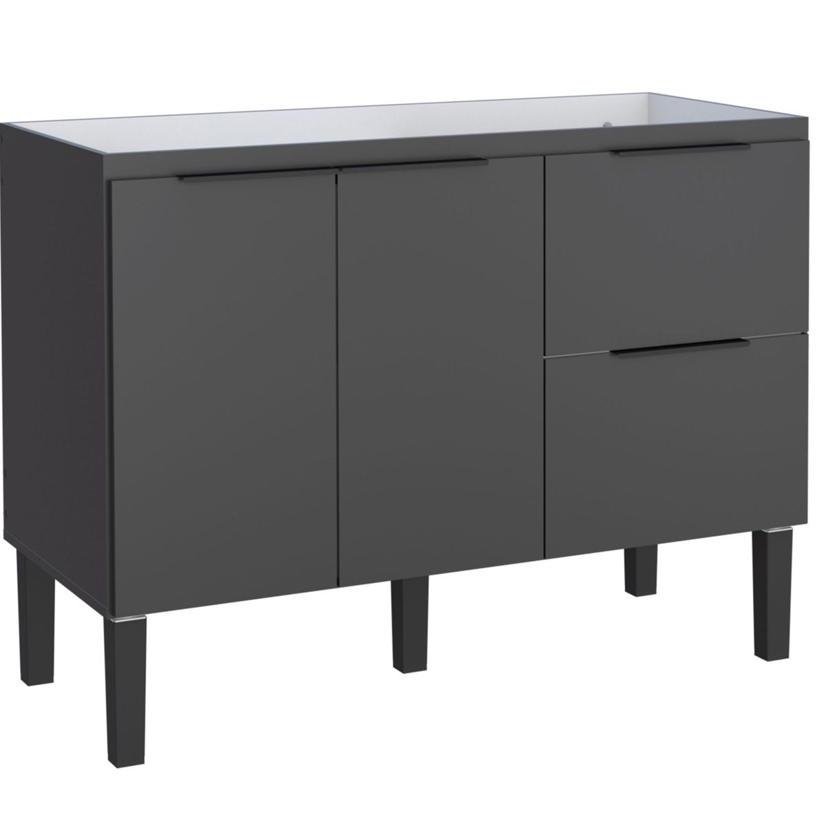 Gabinete para Cozinha Cisne 114cm Preto Cozimax, marca  - Foto 2