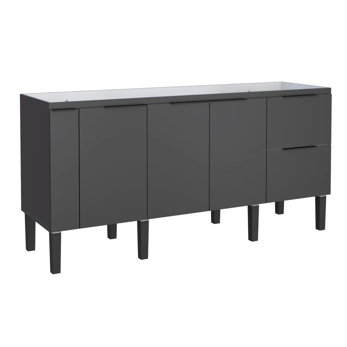 Gabinete para Cozinha Cisne 174cm Preto Cozimax, marca  - Foto Principal