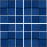 Revestimento Porcelânico Jd4810 5x5cm Azul Viscaya Caixa 1,01m² Jatoba