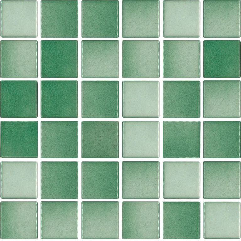 Revestimento Porcelânico Ju5730 5x5cm Verde Atalaia Caixa 1,01m²