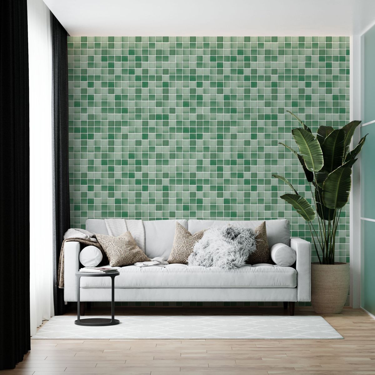 Revestimento Porcelânico Ju5730 5x5cm Verde Atalaia Caixa 1,01m² Jatoba, marca Jatoba - Foto 2