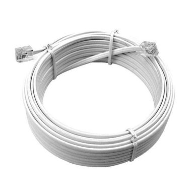 Extenso Telefnica Lisa RJ11 Branco