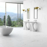 Porcelanato Retificado Acetinado Marmorizado 83031 83X83 Cx 2,73