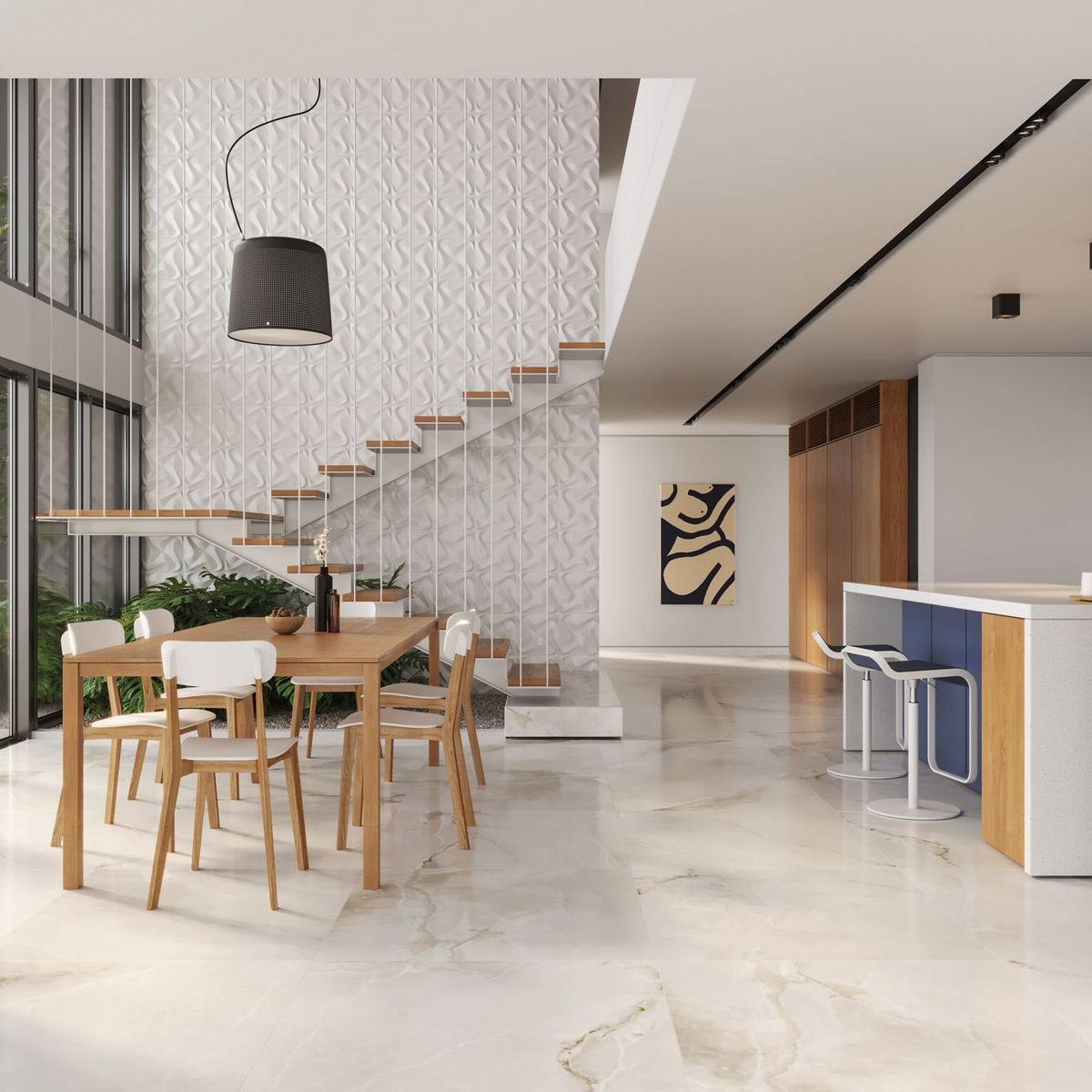 Porcelanato Onice Polido Retificado 89,5x89,5 cm Caixa 2,4 m2 - Incepa, marca Incepa Pisos - Foto 2