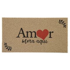 Vinil Amor Mora Aqui 40x75cm Kapazi