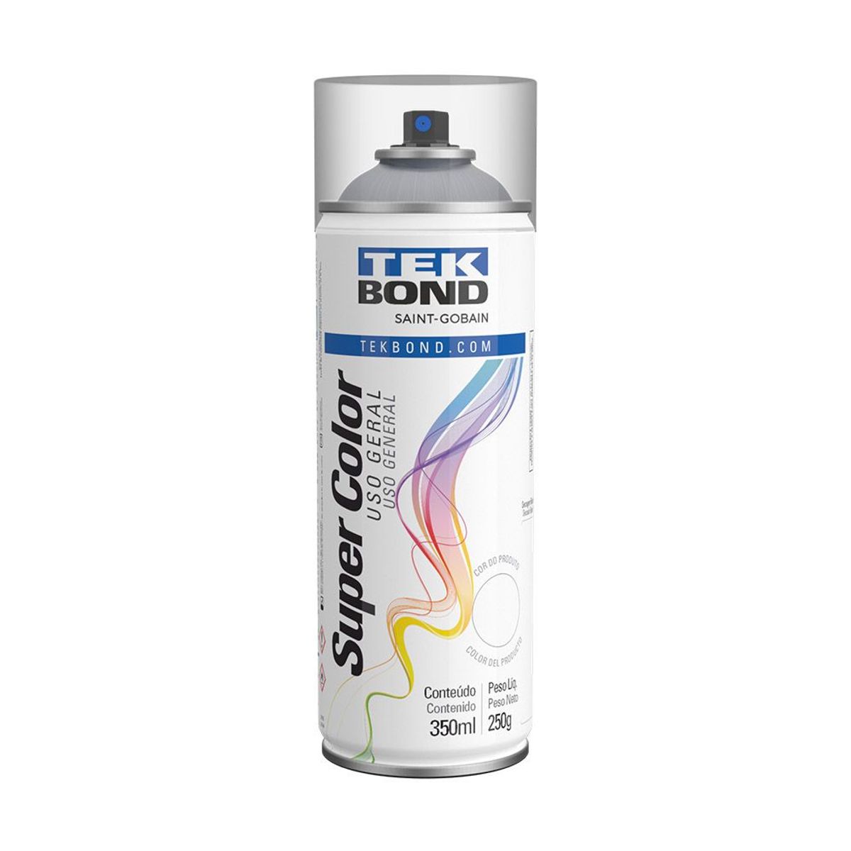 Tinta Spray Verniz Aerossol Brilhante Uso Geral 350ml/250g Tekbond, marca Tekbond - Foto Principal