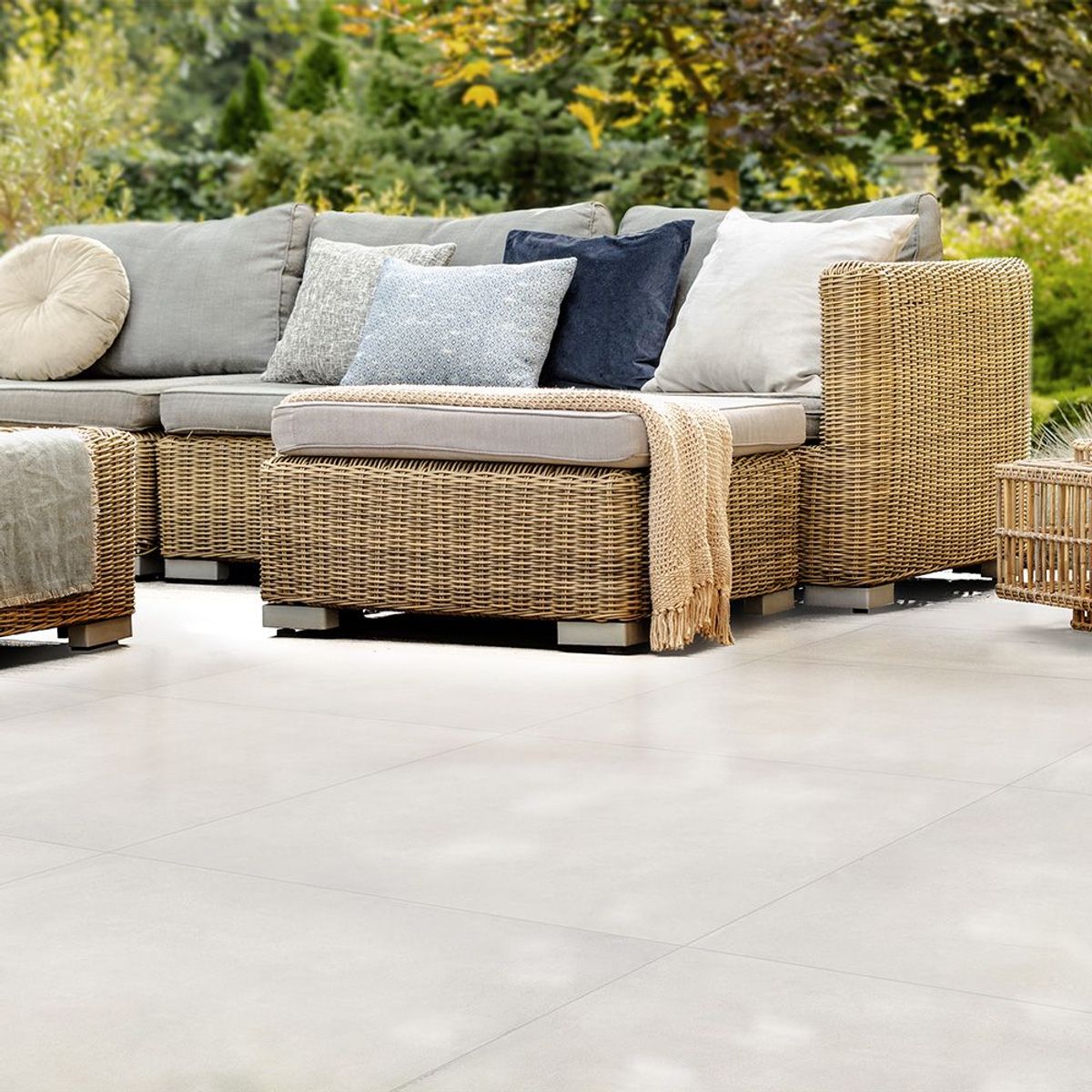 Piso Acetinado Matte Talc Retificado Cinza 80x80cm Caixa 2,62m² Triunfo, marca Triunfo - Foto 2