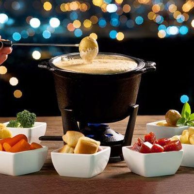 Fondue, Rechaud e Refratrios