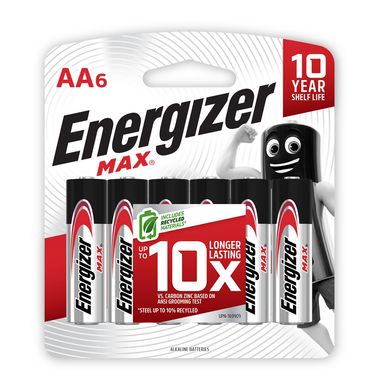 Pack 6 pilas alcalinas AAA