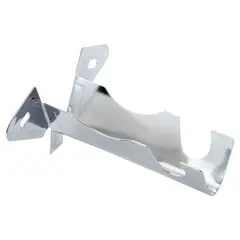 METALHSA - Set de soportes para barra de cortina 12 mm 2 unidades cromado