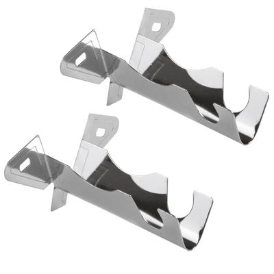 Imagen 2 del producto Set De Soportes Para Barra De Cortina 12 Mm 2 Unidades Cromado