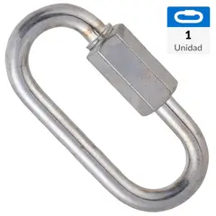 FIXSER - Unión rápida acero 3/16" zincado