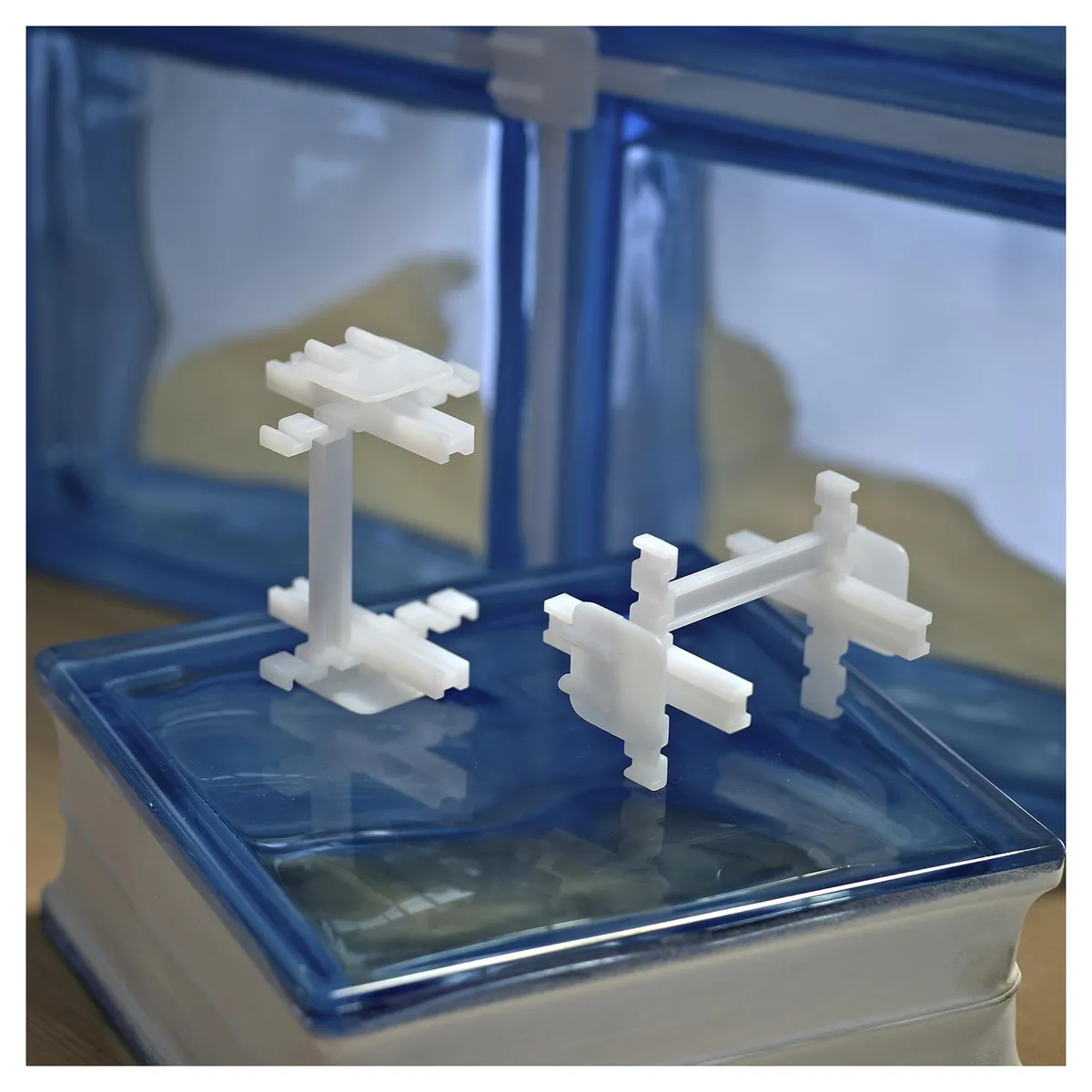 DVP - Separadores bloques vidrio 10 unidades