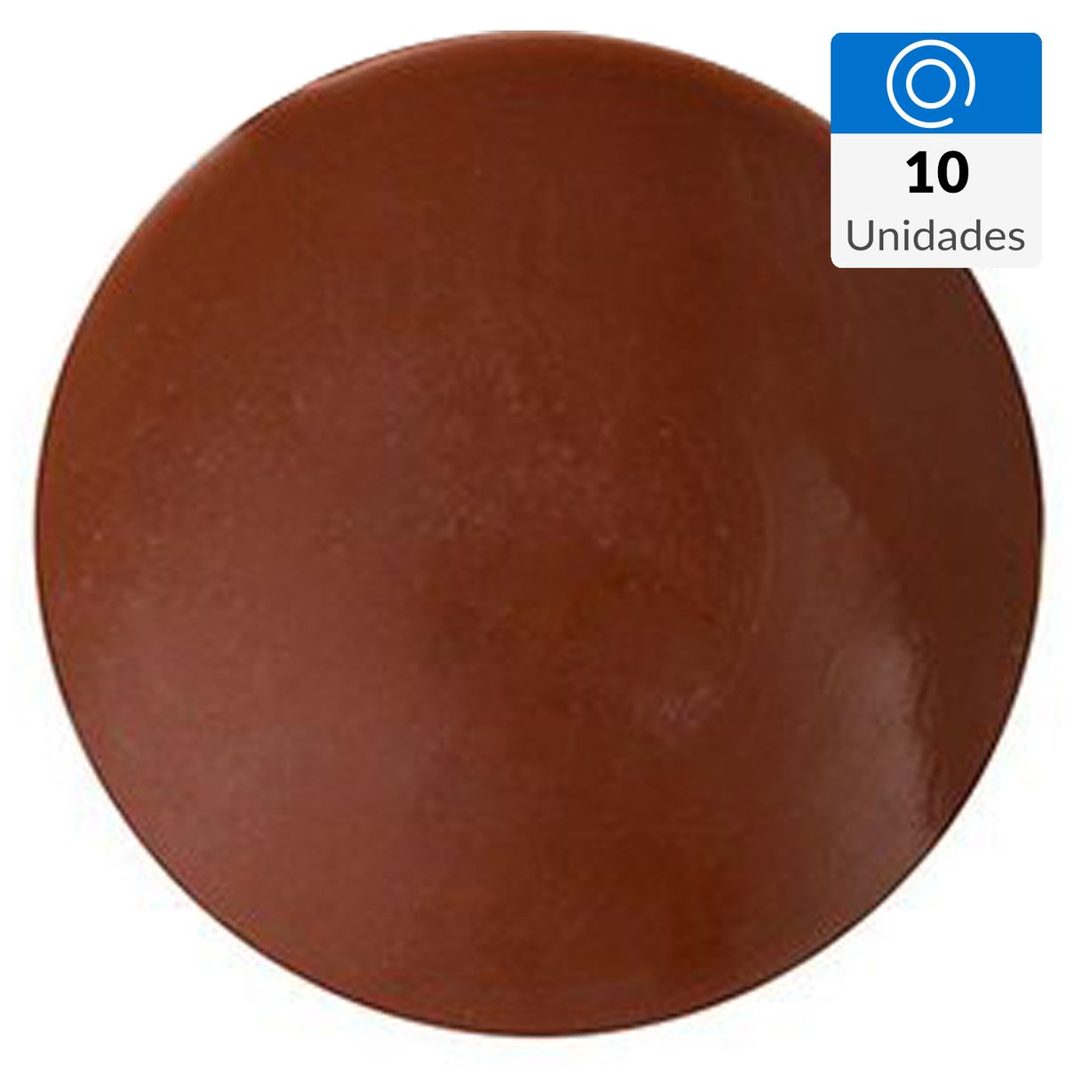 RH - Tapa soberbio grande para tornillo 10 unidades café