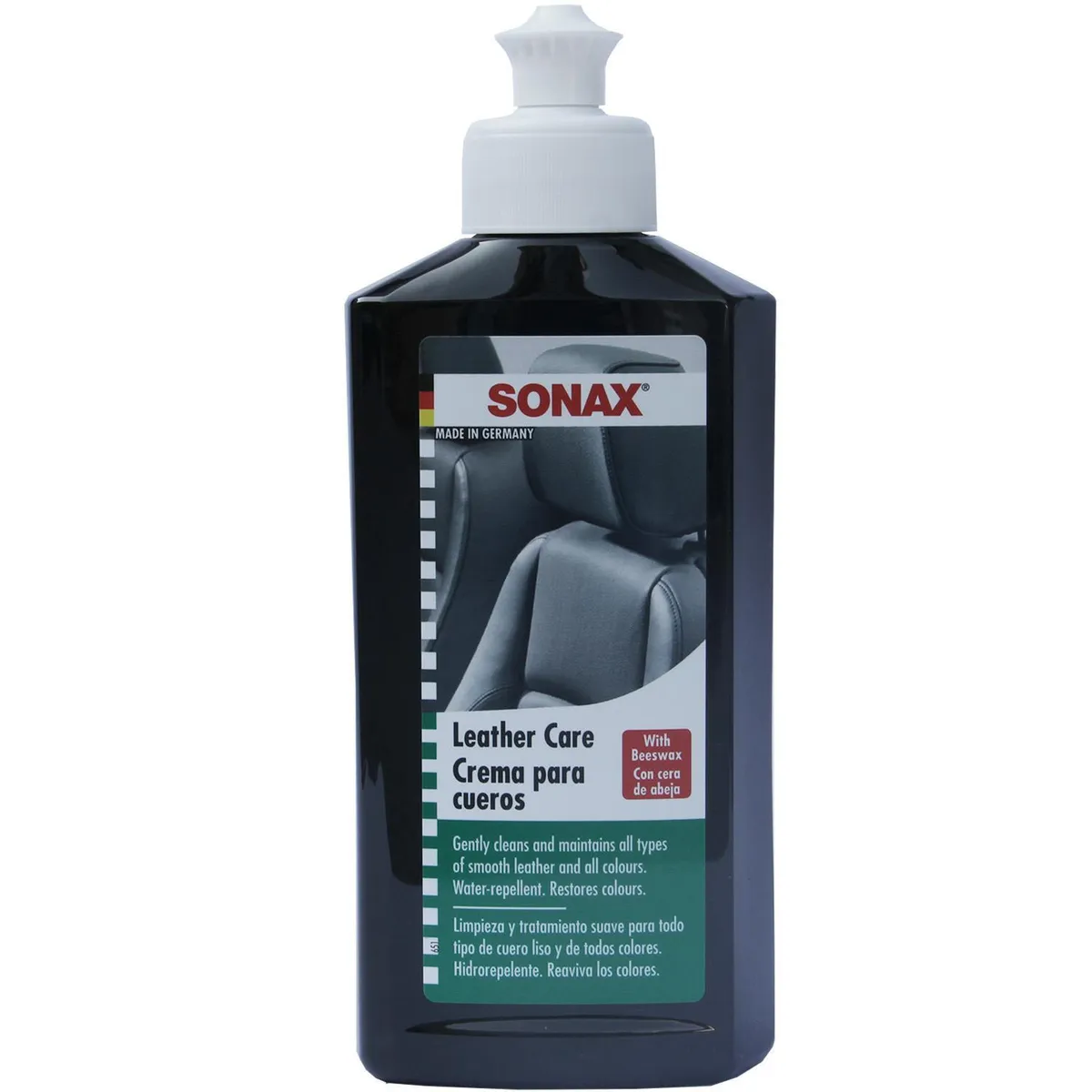 SONAX - Loción Sonax Cuidado E Hidratación para Cuero 250 ml con Protección Uv