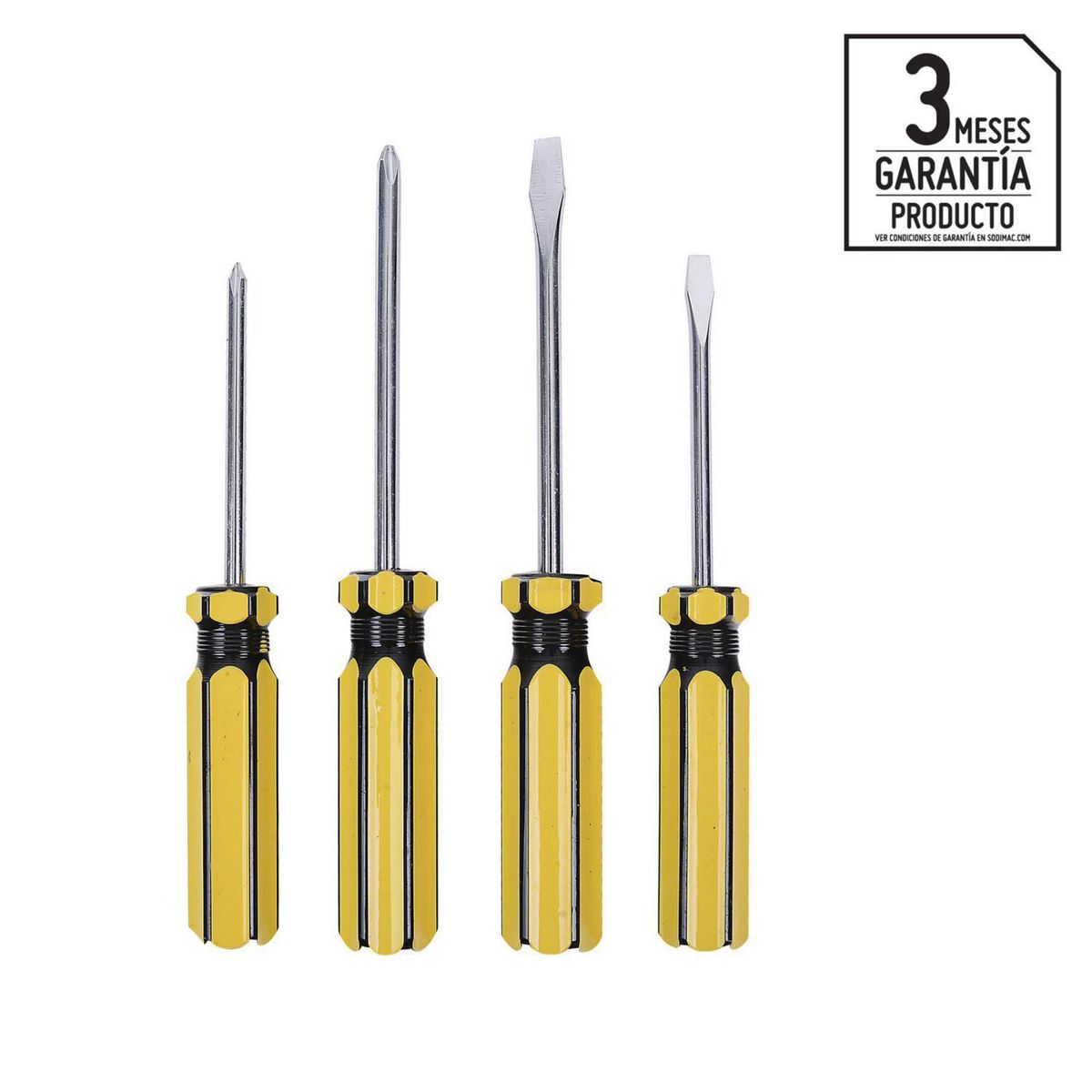 KARSON - Set de destornilladores acero 4 unidades