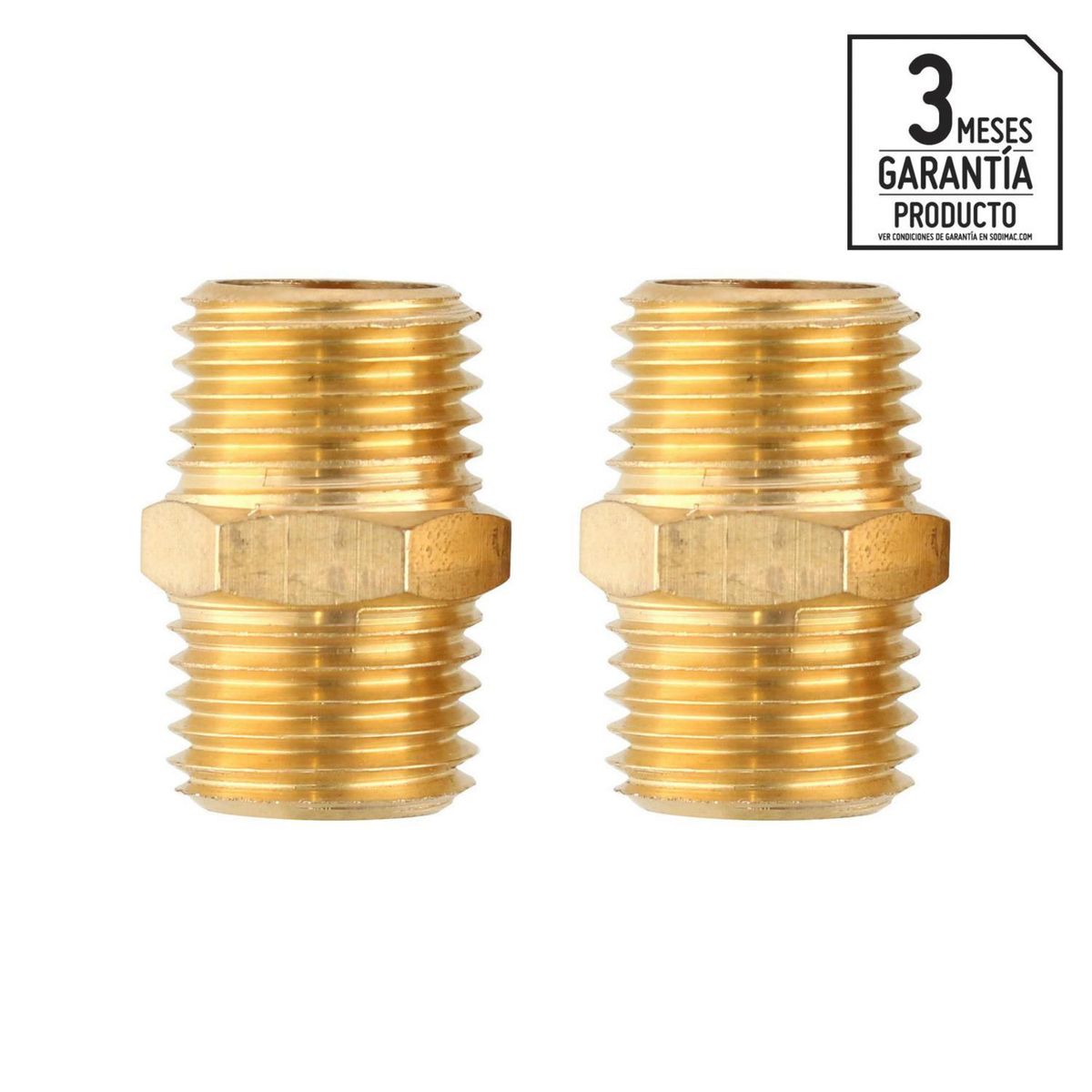 UBERMANN - Set de conectores HE 1/4" 2 unidades