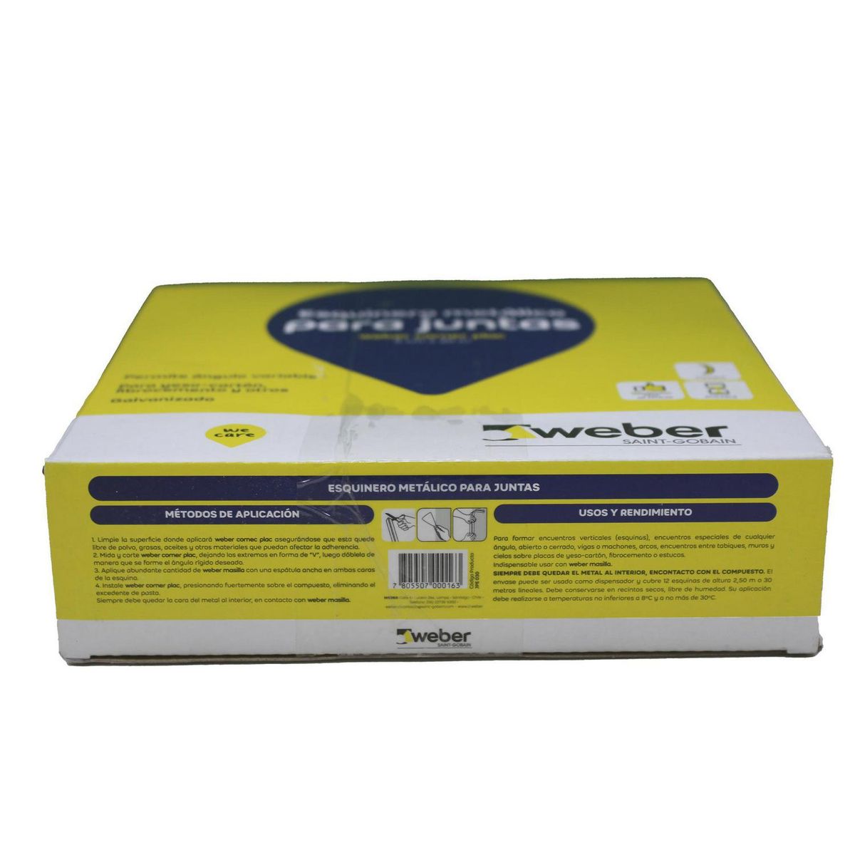 WEBER - Esquinero Metálico Flexible En Rollo 5cm x 30m