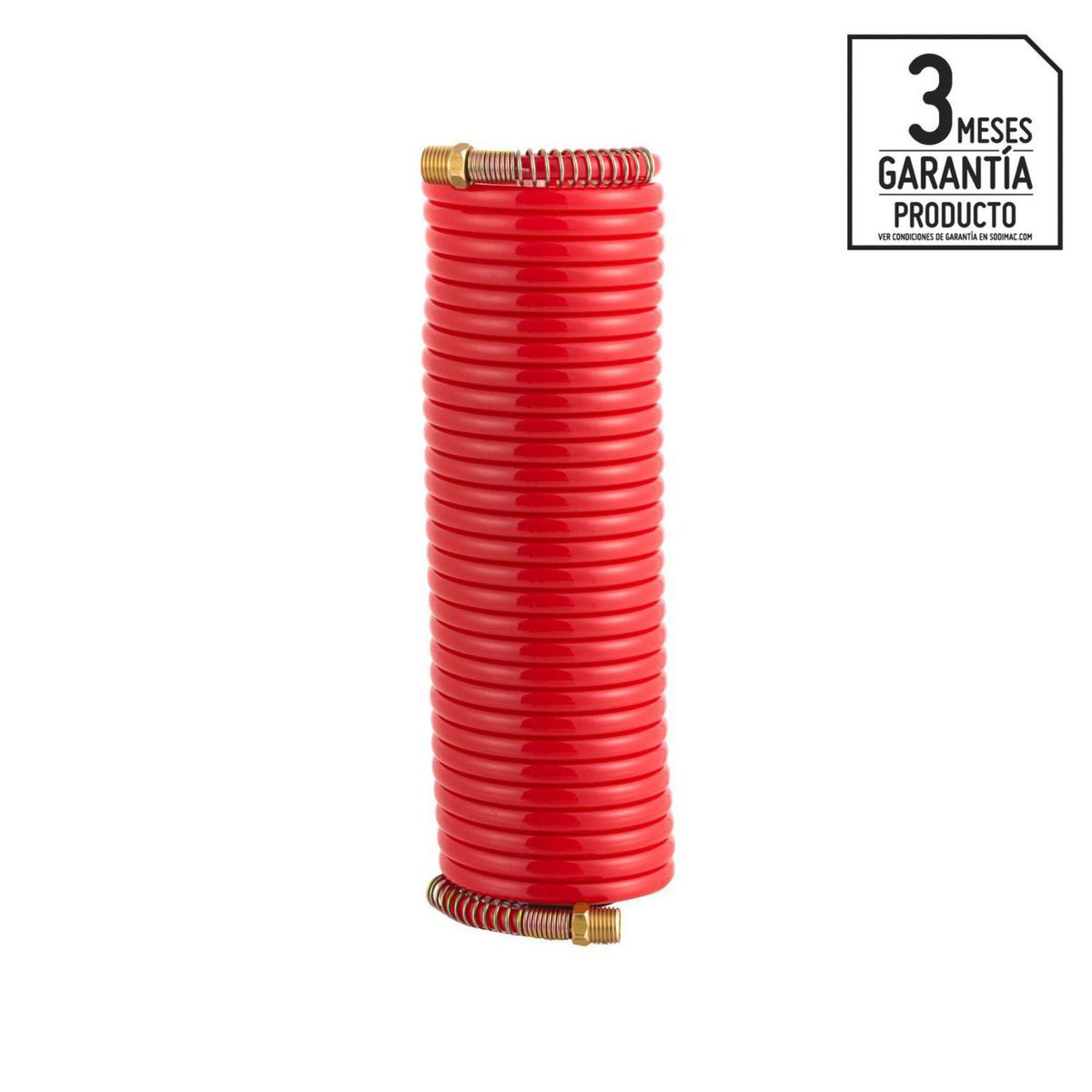 UBERMANN - Manguera de aire espiral 1/4" 7,5 m