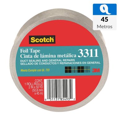 Foil Tape Cinta de aluminio 50.8mm x 45mts