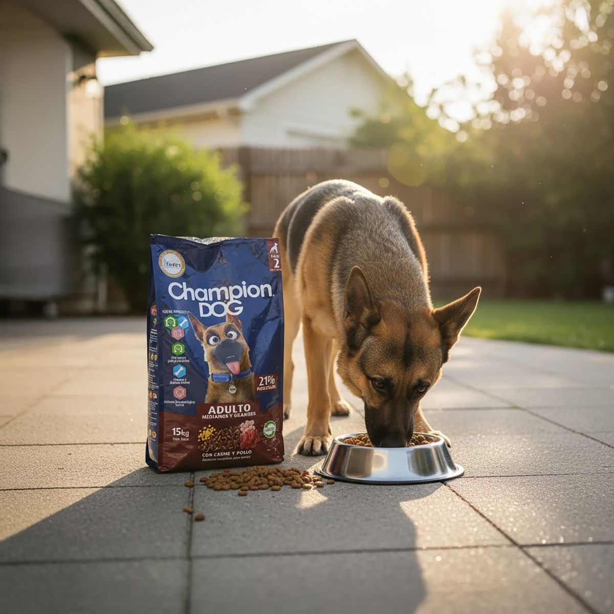 CHAMPION DOG - Alimento para Perro Adulto Carne y Pollo 15 kg