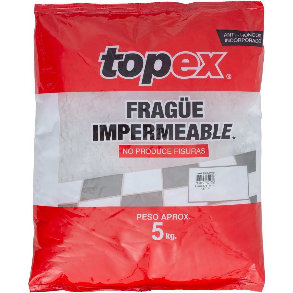 TOPEX - Fragüe Piso/Muro 5 kg
