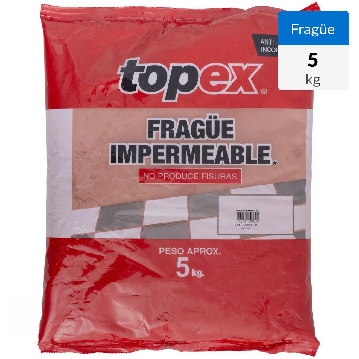 TOPEX - Fragüe Piso/Muro 5 kg