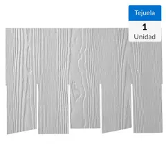 PIZARREÑO CEDRAL - Tejuela Fibrocemento Coique 6mm 41x60cm