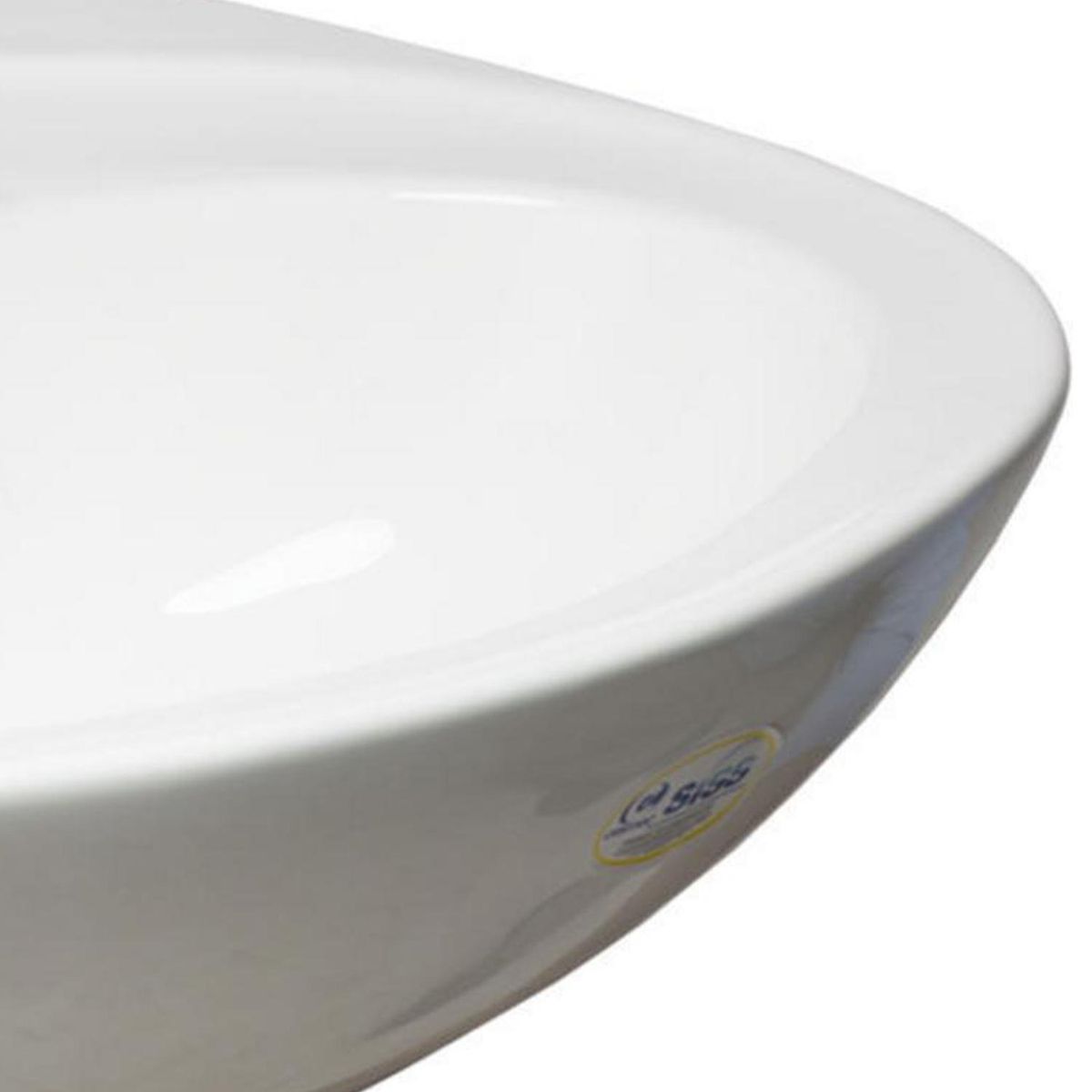 FANALOZA - Lavamanos Forma Redonda Loza 61x16x47.3 cm Blanco