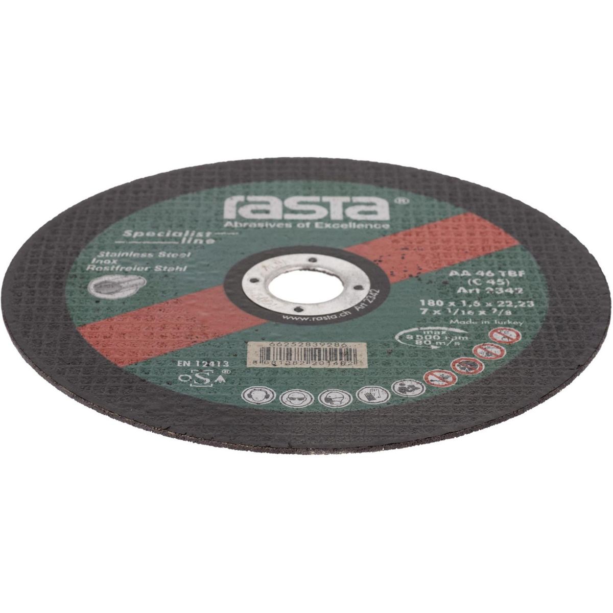 RASTA - Disco de corte 7" óxido de aluminio