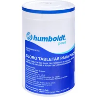 Cloro para Piscinas Tableta 1 kg Frasco (plástico/vidrio)
