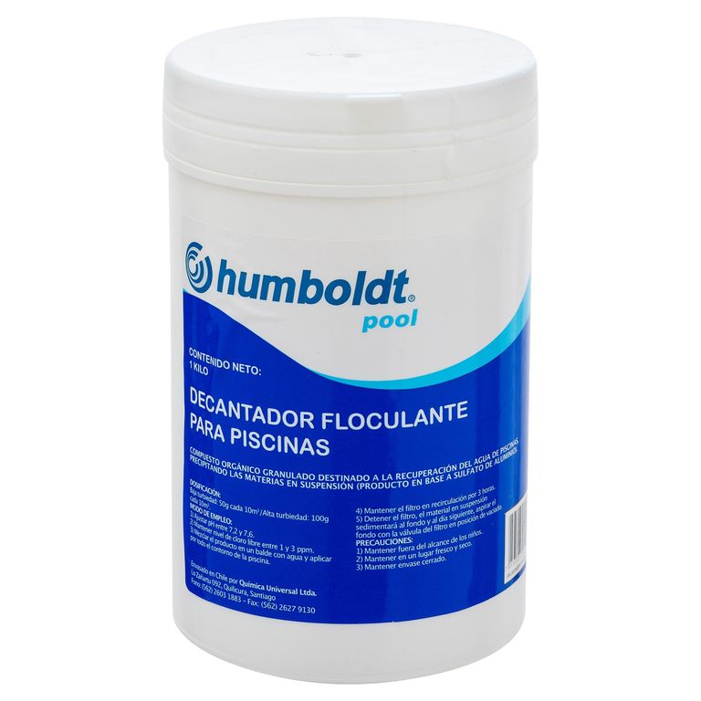 Decantador para Piscina Granulado 1 kg Frasco (plástico/vidrio)