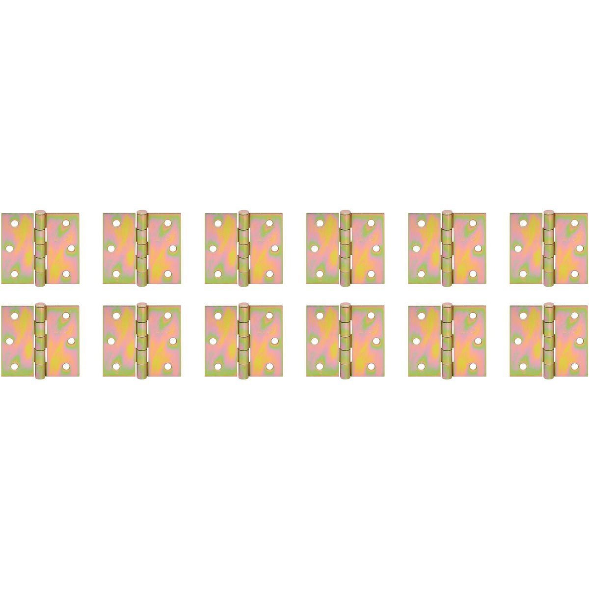 FIXSER - Pack Bisagras L84 3"x3" Zincado 12 un